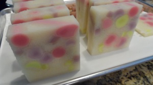 scented with strawberry, watermelon and coconut fragrance oils